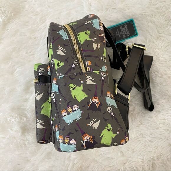 Loungefly The Nightmare Before Christmas Characters Mini Backpack - Picture 7 of 9